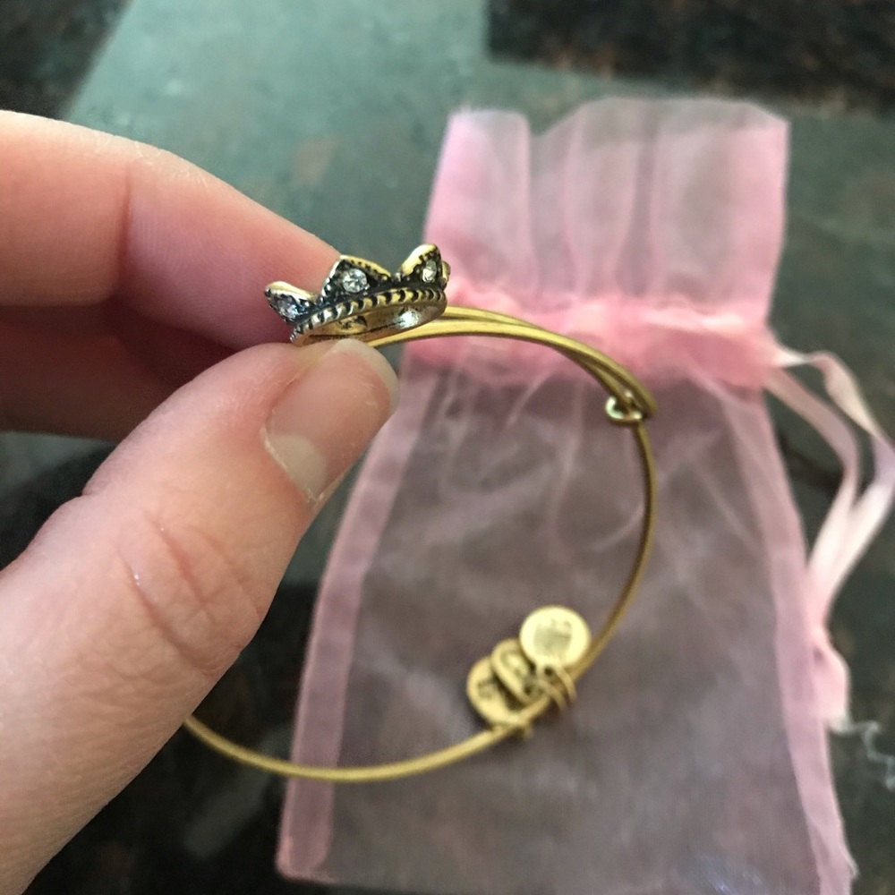 Alex & Ani Princess Crown Bangle - Picture 2 of 2